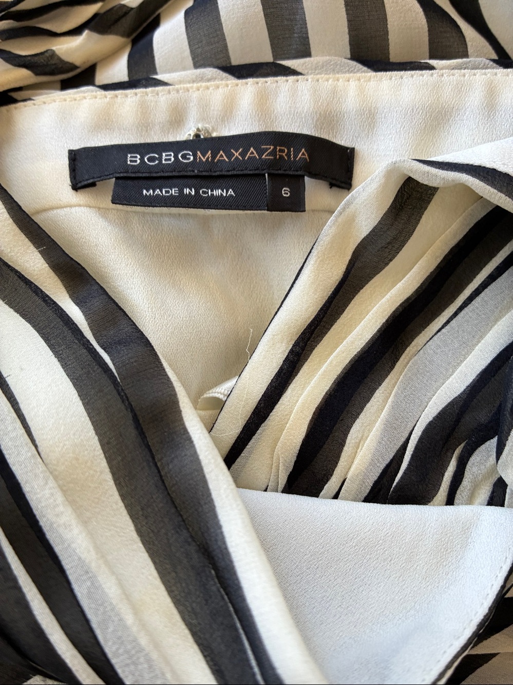 Bcbg Maxazria Y2K Silk Chiffon Halter Dress Like New Vintage Condition Sz6 - Picture 7 of 7
